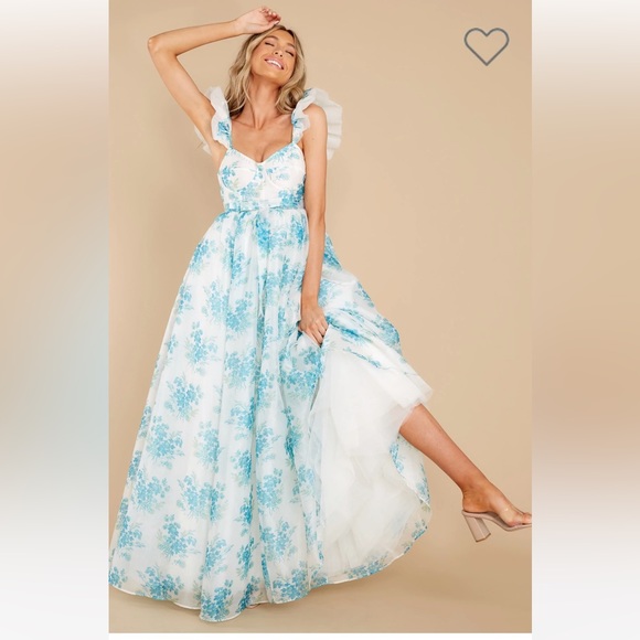 NEW LoveShackFancy Macron dress, revolve floral organza size 8 - Picture 4 of 8